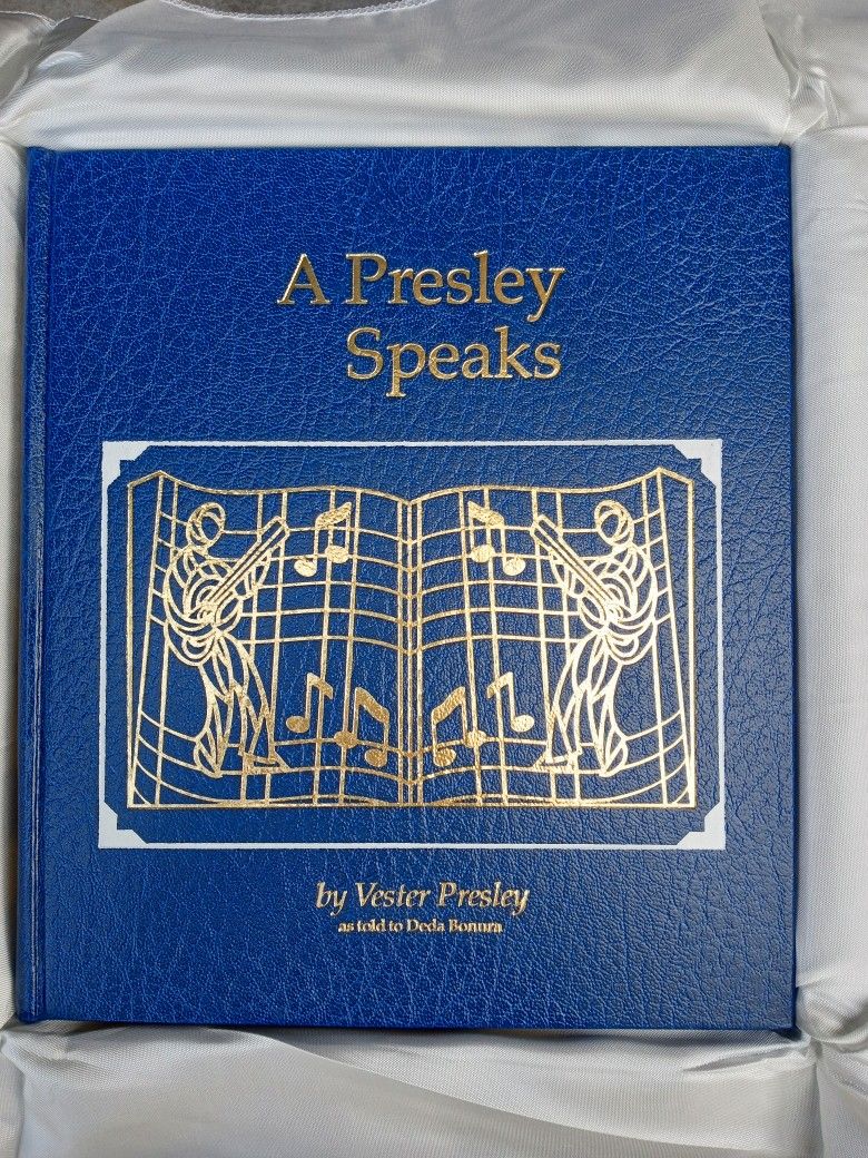 A Presley Speaks 1978 Book Signed First Edition
