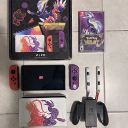 Nintendo Switch OLED Pokémon Edition + Game + 256GB SD