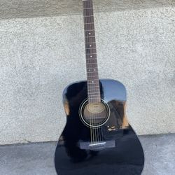  Black Acoustic Guitar 