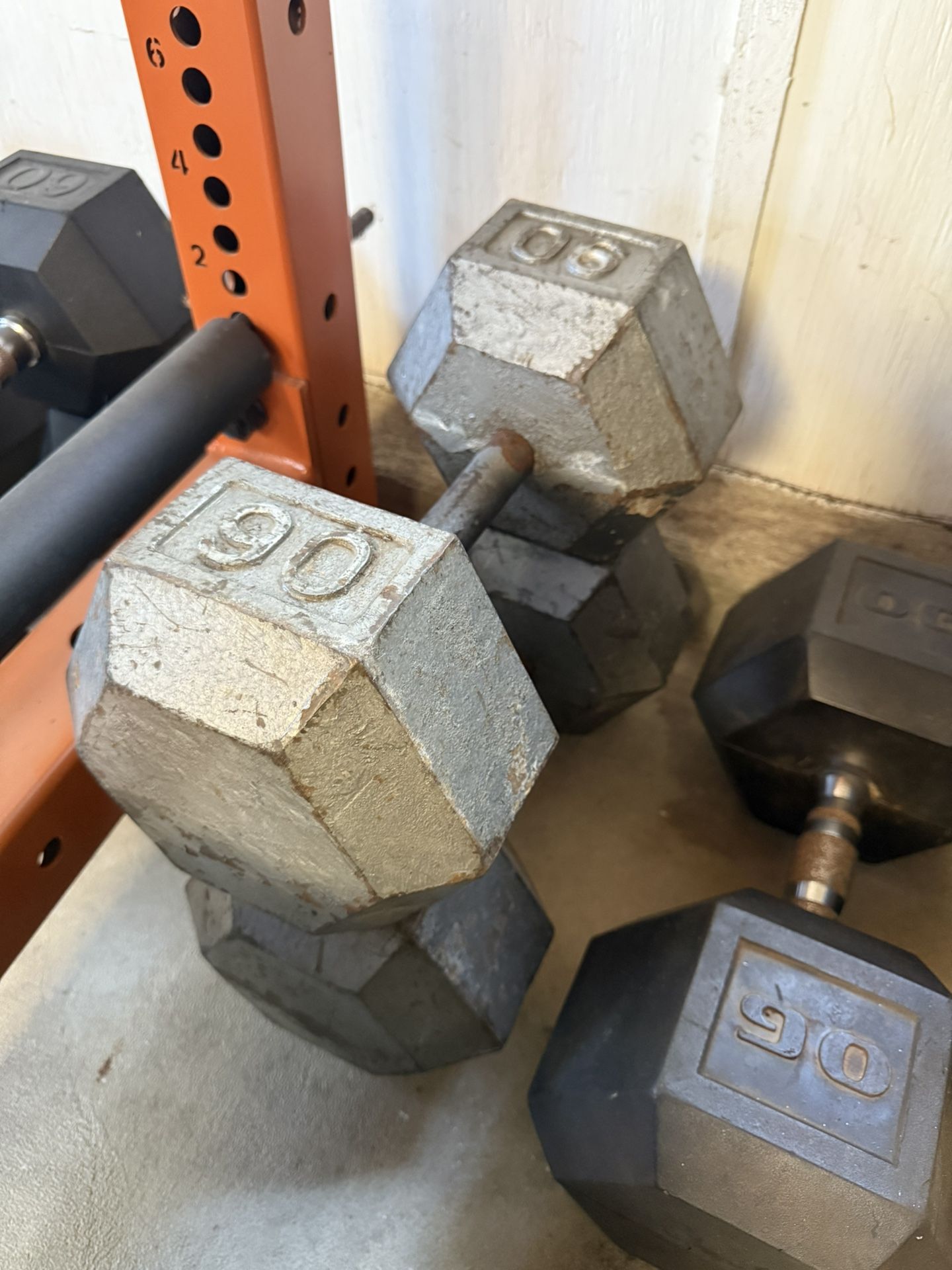 90 Lb Dumbbells 