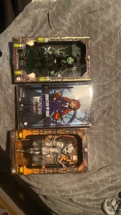 Monster High dolls x Wednesday x universal monsters