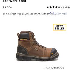 Caterpillar  Boots Size 13 New $110 Obo