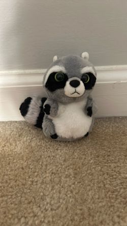 Small raccoon stuffed animal