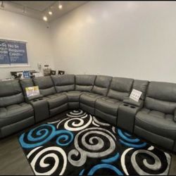 COMFY NEW MADRID RECLINING SECTIONAL SOFA ON SALE ONLY $1699. IN STOCK SAME DAY DELIVERY 🚚 