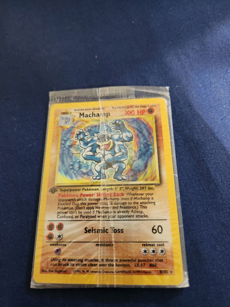 Machamp Sealed Mint 90s Pokémon 