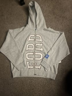 Grey Ford Full Zip Hoodie