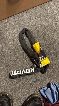 Kryptonite chain bike lock (never used)