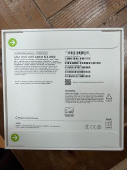 New Mac mini with Apple M4 chip