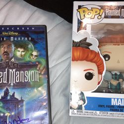 Disney The Haunted Mansion Funko Pop THE MAID Figure NEW & Haunted Mansion dvd