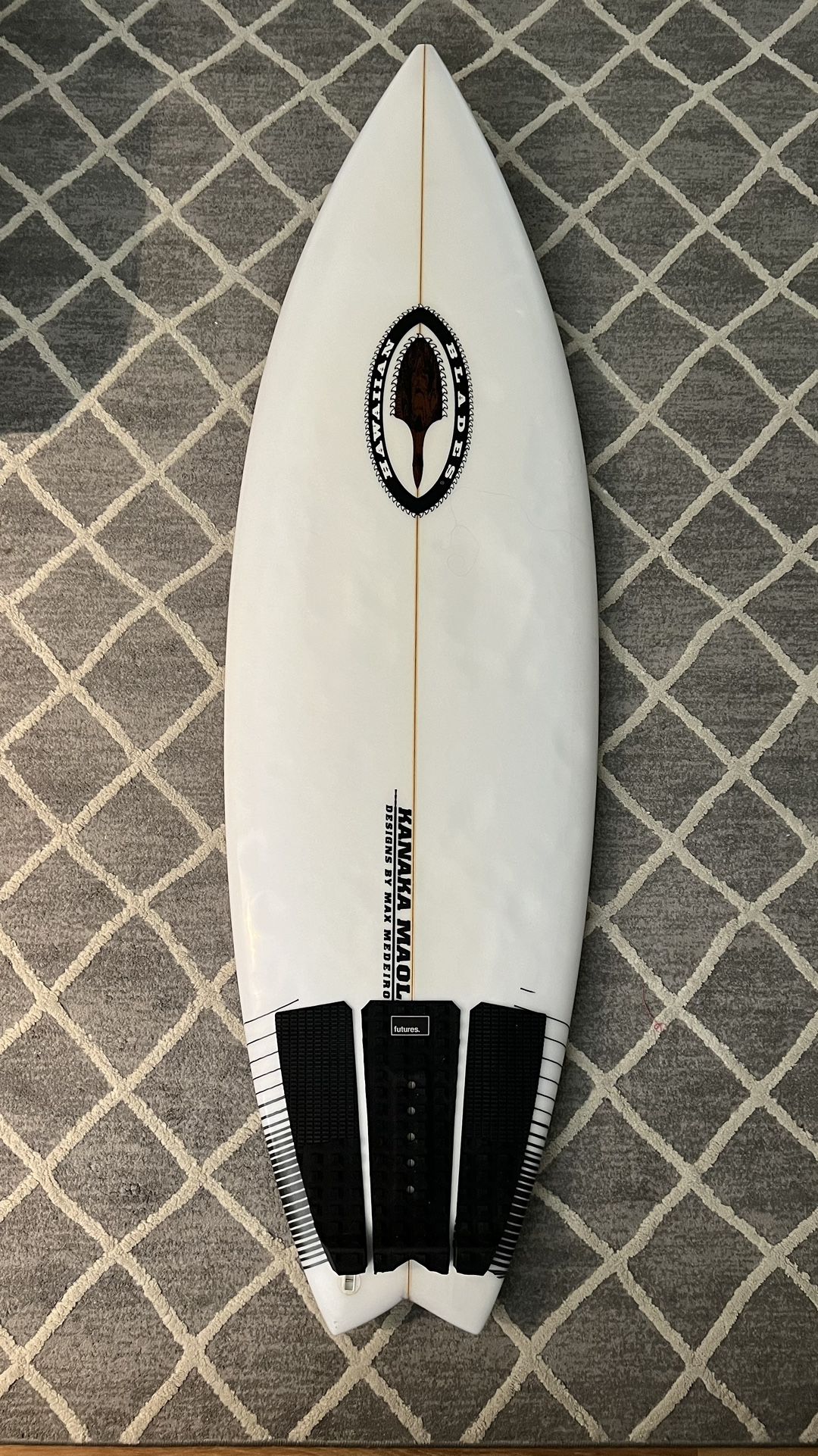 5’7” Fish Hawaiian Blades Surfboard 