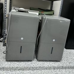 Set of 2 GE 50-pint Dehumidifiers - OBO