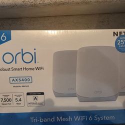 ORBI TRI BAND WIFI AX5  7500 SQ FT _ NEW