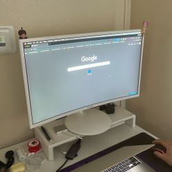 samsung 27” white monitor