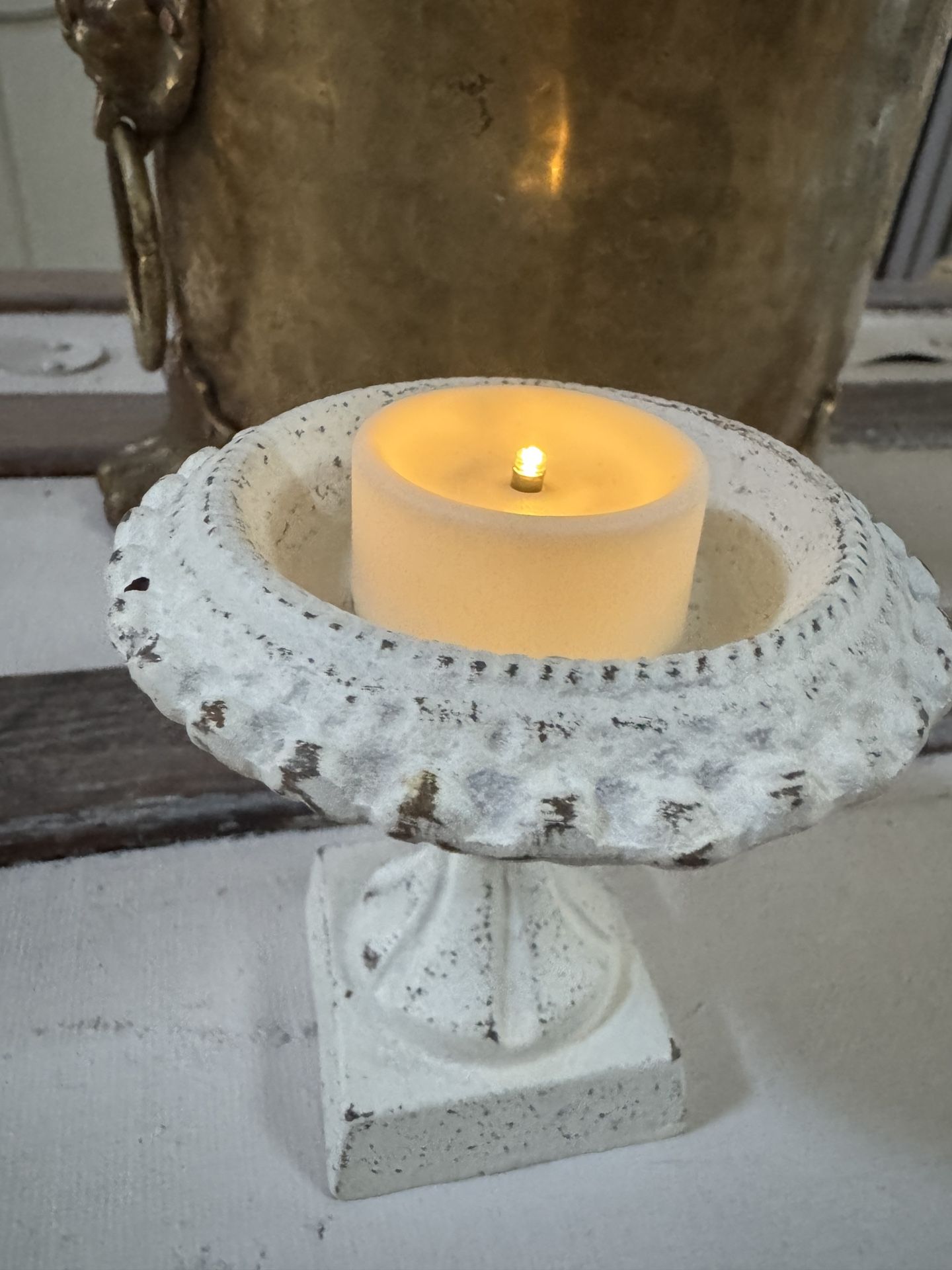 Cast Iron Candle Holders