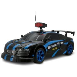 Gran Prix Rally Racer 1:10 Large Scale Remote Control Car with Removable Wi-Fi Camera, Dcw500b,Black