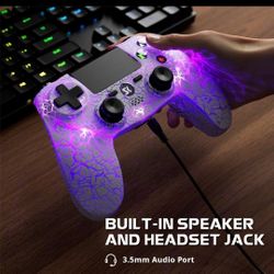 ISHAKO S-PS415 wireless Controller with charge cable for PS4 PC IOS Android