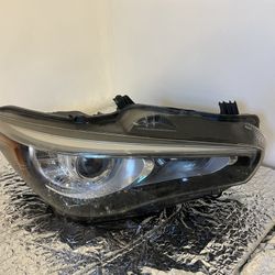 Infiniti Q50 Passenger Side Head Light 2018-25