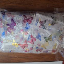 Butterfly Drawstring Bag 100 Pcs