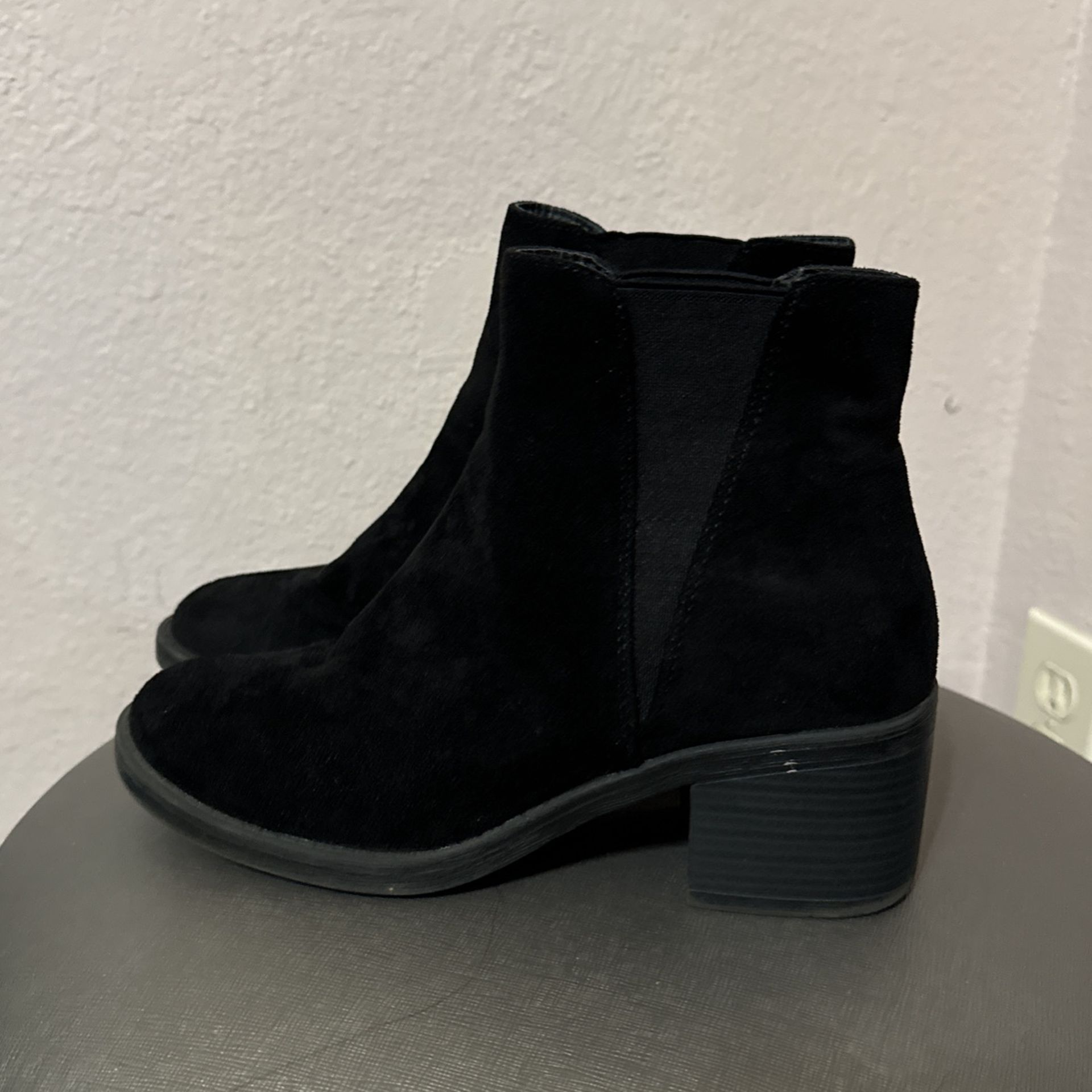 Black Suede Boots