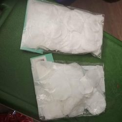 2 Bags Of White Rose Pettles