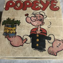 Popeye 1980 Plate Dinner Set