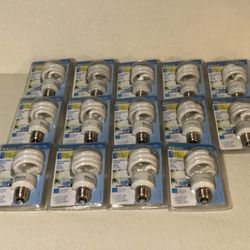 18 Watt Spiral Fluorescent Light Bulbs / 14 Count 