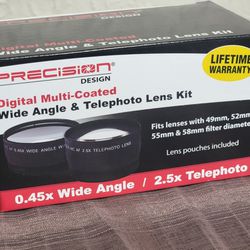 Wide-Angle & Telephoto Professional Lens Kit | OBO 