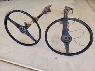 Original 1949 to 1953 Dodge 2R Pickup Truck Steering Column & Wheel