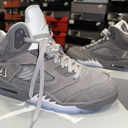 Wolf Grey Jordan Retro 5