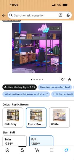 Full Loft Bed