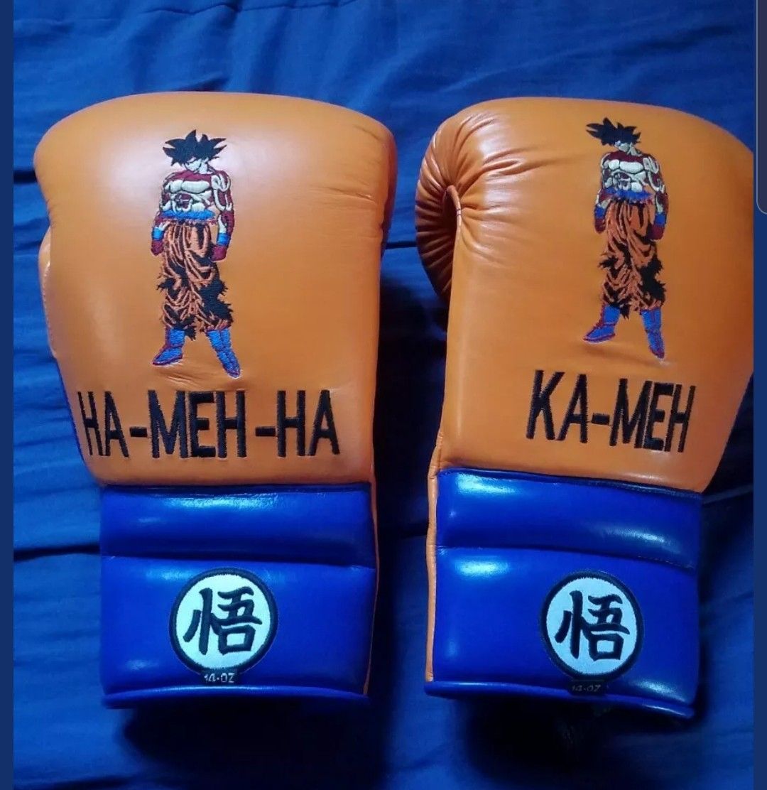 Dragon ball z goku boxing gloves 14oz with lacenloop