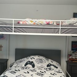 FREE!! Twin metal loft bed frame