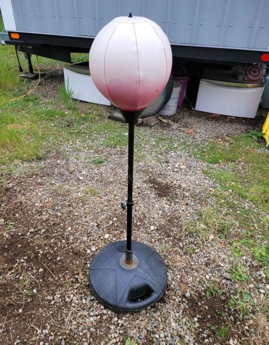 Kids Adjustable Punching Bag with stand