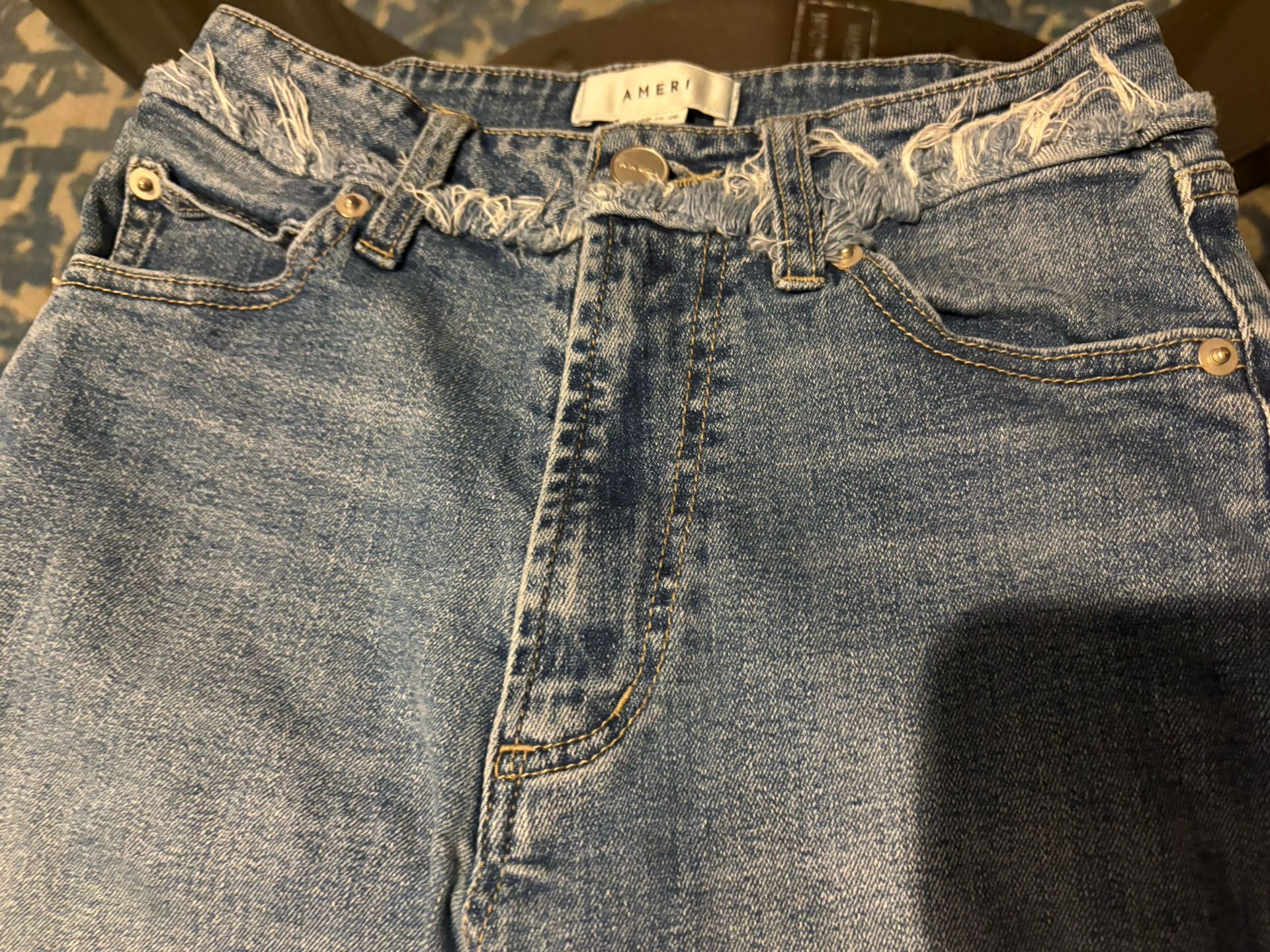 Rare Ameri light washes jeans