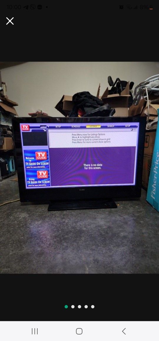 Pioneer Elite 42” Plasma Tv Television Electronics