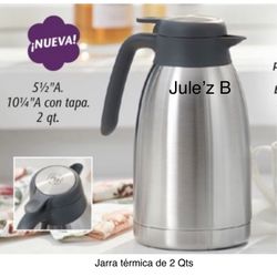 Princess House Jarra Térmica Nueva En Su Caja 