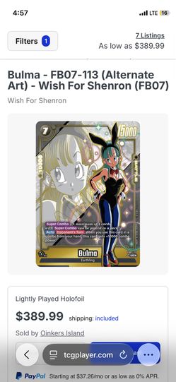 TCG Super Combo Rare