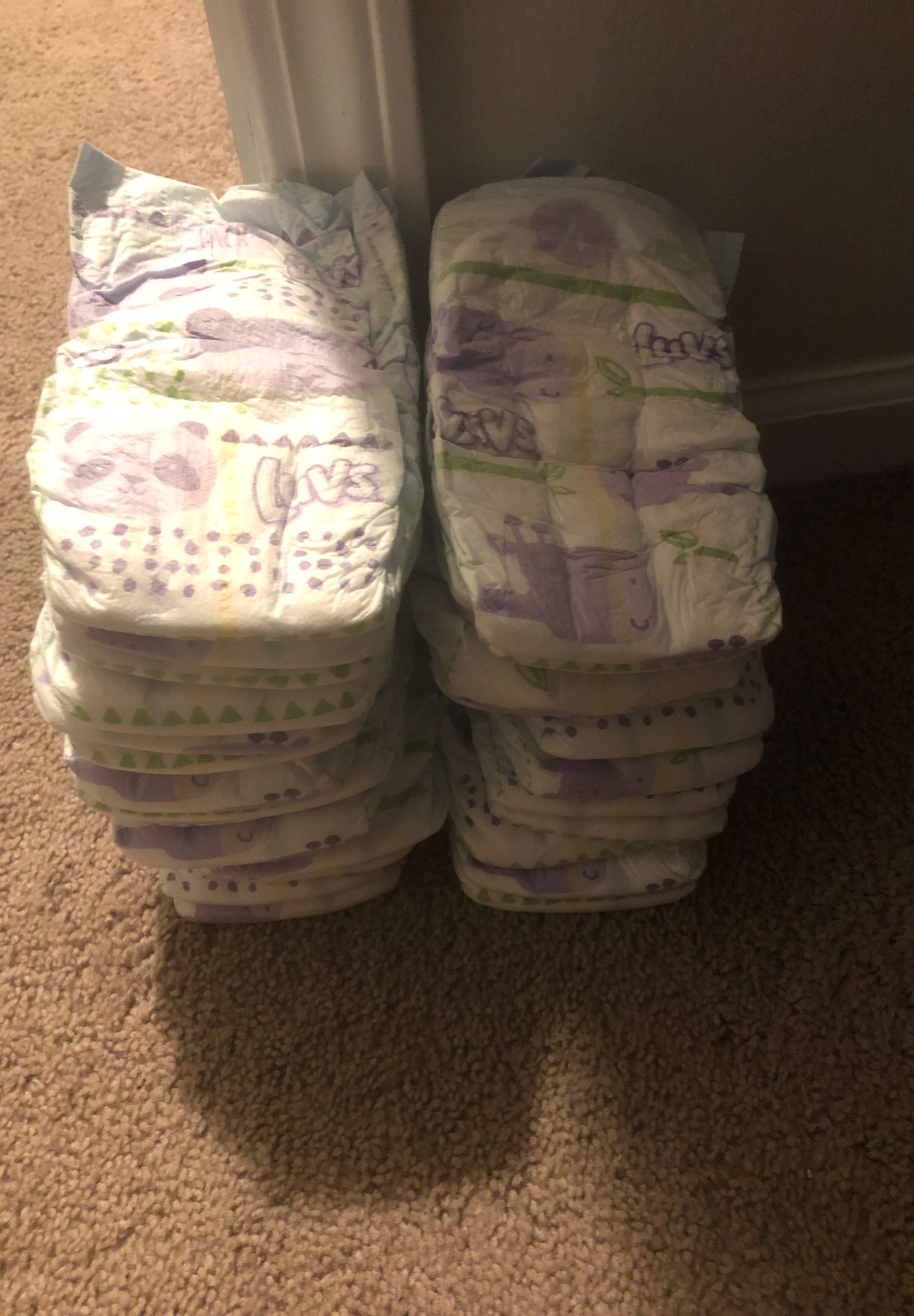 28 diapers love for five dollars