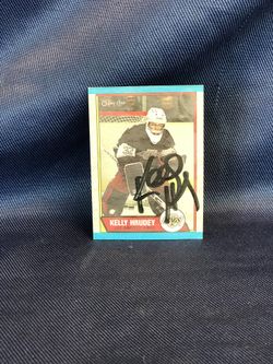 LA Kings great Kelly Hrudey Autograph hockey card