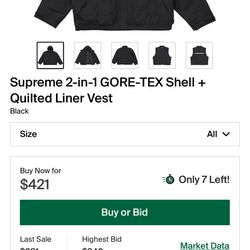 Supreme 2-in-1 GORE-TEX Shell + Quilted Liner Vest