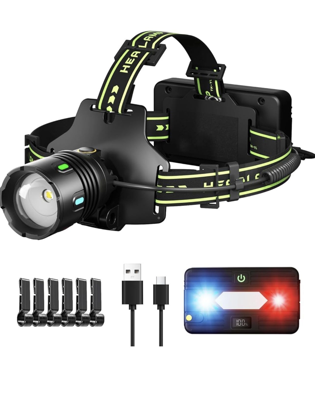 Super Bright LED Rechargeable Headlamp—brand new