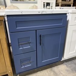 Blue Bathroom Vanity 