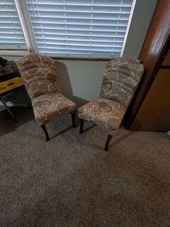 2 Ashley Furniture Accent Chairs