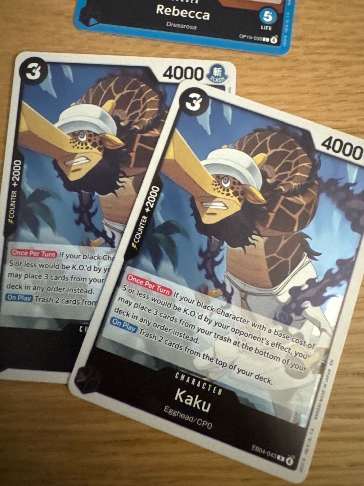 One piece trading cards