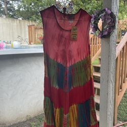 Tiedyed Dress fits up to xl