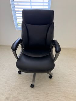Office Chair - Leather Lazyboy Brand