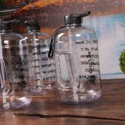 Gallon Water Bottle Motivational Gym Water Bottle 