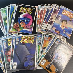 Now Comics 1987 Speed Racer 1-38 & 1988 Special Mach V Comic Book Lot TV Cartoon