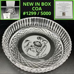 Waterford Crystal AUSTRALIANA FLORA Collection Sweet Dish 5” 1968 RARE Vintage Limited Edition Numbered (NIB)