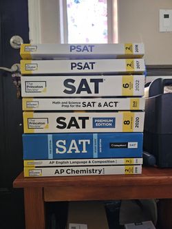 Older PSAT, SAT Prep Books